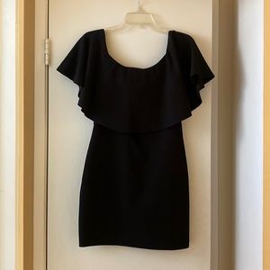 Off shoulder black dress, formal